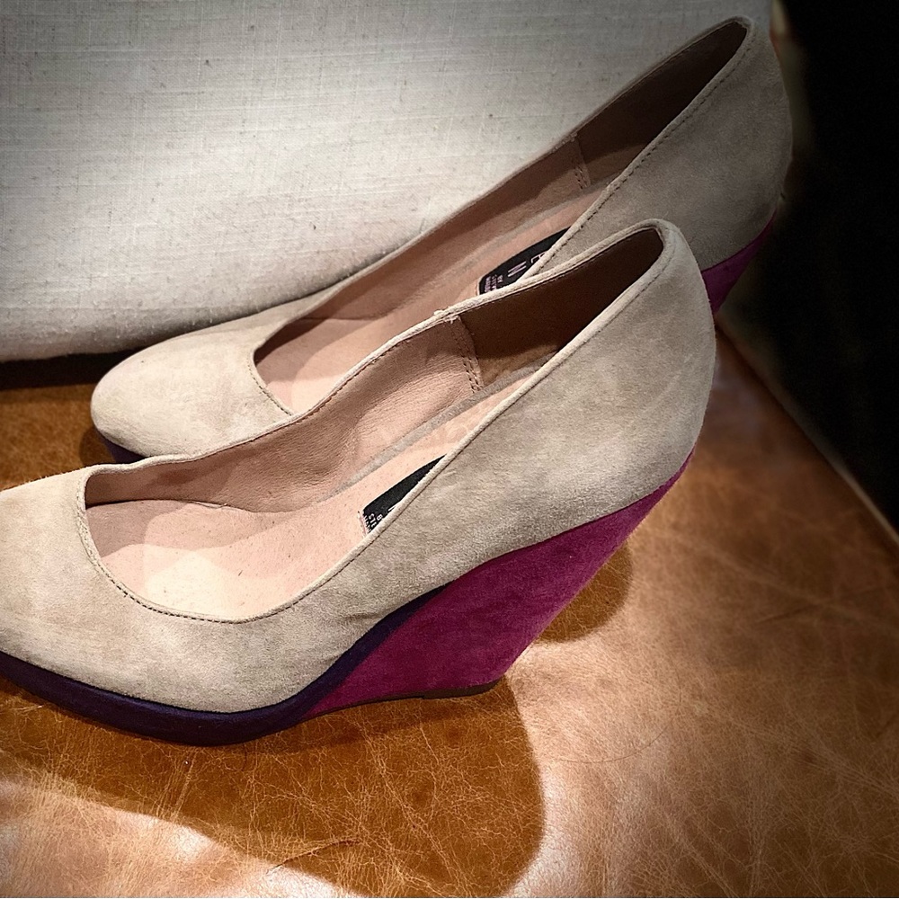 Wedge STEVEN suede shoe